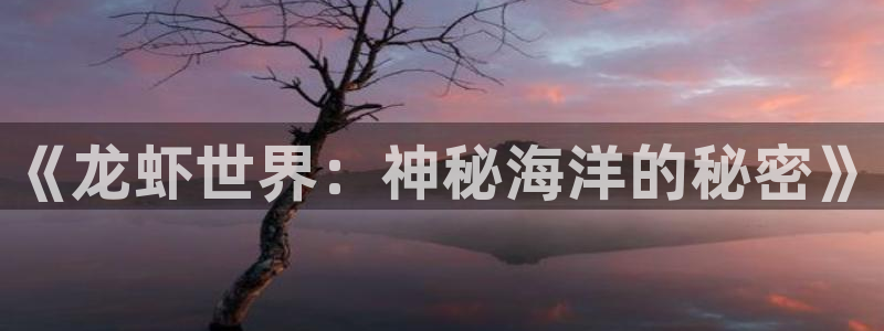 高德娱乐注册登录：《龙虾世界：神秘海洋的秘密》
